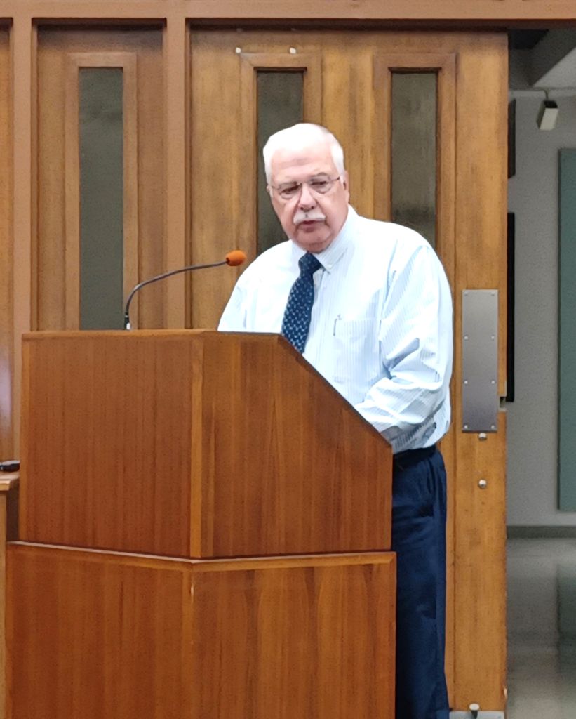 Terry Addresses Commission And Audience